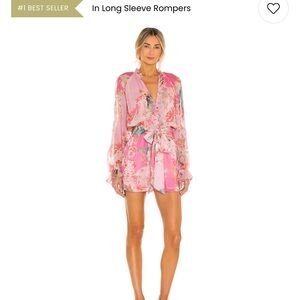 New with tags Medium X REVOLVE Sage Romper in Pink 
HEMANT AND NANDITA